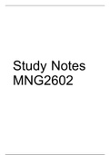 MNG2602 & MNE3702 EXAM REVISION BUNDLES