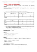 Math 270 Week 5 Lab # 5 Applied Calculus II Questions With Answers