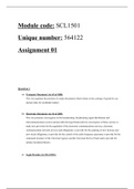 SCL1501 Assignment 01 Answers 2020 Semester 2