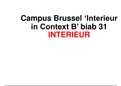 Interieur in context B - Examen augustus 2020