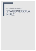 Stagewerkplan PL2 HBO-Verpleegkunde