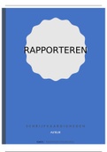 Opdracht rapporteren / schrijfvaardigheden