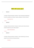 HIEU 201 Lecture Quiz 5 (3 Versions)/ HIEU201 Lecture Quiz 5 (Latest-2020) : Liberty University (100% Correct Answers, For QUALITY ASSURANCE, Check my 750 plus REVIEWS)