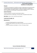 NR 503 Population Health, Epidemiology & Statistical Principles Week 1 Key Concepts Worksheet 2 Guidelines & Grading Rubric Complete Solutions Graded A