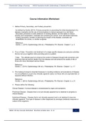 NR 503 Population Health, Epidemiology & Statistical Principles Week 1 Key Concepts Worksheet 2020 Complete Solutions Graded A