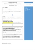 NR 503 Population Health, Epidemiology & Statistical Principles Week 8 Introduction Guidelines Complete Solutions Graded A