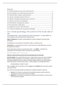 Samenvatting 'Social psychology'