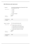 HIST 405N United States History Final Exam with Graded Answers all Correct ANSWERS Verified and Graded A with Explanations