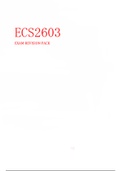 ECS2603 EXAM BUNDLE
