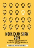 SHRM MOCK EXAM