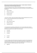 Primary Care Art and Science of Advanced Practice Nursing - Test Bank, Chapter 70. Behavioral Disorders Related to PhysicalPhysiological Disturbances