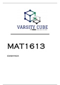 MAT1613 EXAM PACK 2020