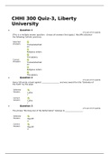 CHHI 300 Quiz 3, (Latest 4 Versions), Survey of the History of Christianity – CHHI 300, Liberty University, Secure bettergrade with more versions