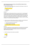 NR 661 APN Capstone Practicum Ears, Eyes, Nose, and Throat (EENT) Exam/Problems all Correct Answers with Explanations Graded A