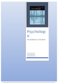 7,7 gehaald! SAMENVATTING Psychology- Bernstein deeltentamen 1