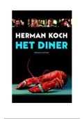 Het Diner boek/film vergelijking   samenvatting