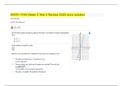 MATH 114N Week 5 Test 2 Review 2020 docx solution 