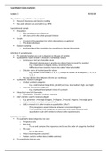 Quantitative Data Analysis 1 (QDA1) Lecture Notes - GRADE 9,0