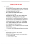 Med Surg Final Exam Study Guide