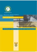 Education white paper