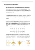 Uitwerking leerdoelen Moleculaire Biologie Deeltoets 1 - H2 t/m 6   H10 en H11 (MoleBio, 2020/2021)