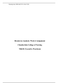 Executive Practicum|NR 630 Week 6 Assignment: Breakeven Analysis