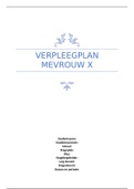 Verpleegplan en verbeteradvies PLP Gevorderd 