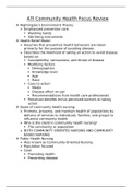 ATI Community Health Focus 2020 (Latest-2020) 100% Correct Answers, Download to Score A