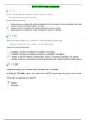 MATH 399N Week 1 MyStatLab Homework / MATH399N Week 1 MyStatLab Homework (New 2020): Applied managerial statistics : Chamberlain College of Nursing