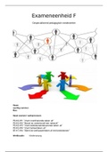 Exameneenheid F: P2-K2-W1 ‘’Voert coordinerende taken uit’’ P2-K2-W2 ‘’Bouwt en onderhoudt een netwerk’’ P2-K2-W3 ‘’Voert beleidsondersteunende taken uit’’  P2-K2-W4 ‘’Voert beheertaken uit’’  B1-K1-W4 ‘’Stemt de werkzaamheden af met betrokkenen’’ 