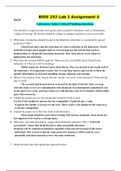 Chamberlain College of Nursing : BIOS 252 Lab 1 Assignment 4 / BIOS252 Lab 1 Assignment 4 : Laboratory Safety Critical Thinking Questions & Answers (NEW, 2020) : Anatomy & Physiology II (Verified answers, Download to score A)