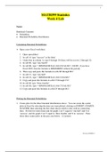 MATH 399N WEEK 4 iLab / MATH399N WEEK 4 iLab (New 2020) : CHAMBERLAIN COLLEGE OF NURSING