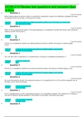 ECON 213 Review test questions and answers Quiz 9 (latest working solution 2020)