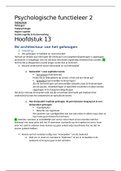 Psychologische Functieleer Hoofdstuk 13