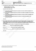 MATH 399N Week 5 MyStatLab Quiz / MATH399N Week 5 MyStatLab Quiz (New 2020): Applied managerial statistics : Chamberlain College of Nursing