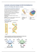 Samenvatting leerdoelen Moleculaire biologie theorie VL3 2019-2020 TLSC-MolBio3V16