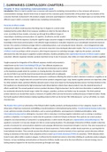 Summary Compulsory Chapters - Marketing Communication