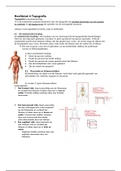 Samenvatting anatomie en fysiologie van de mens hoofdstuk 4 Topografie