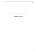 NURS 3150 Week 6 Assignment: Research Methods, Findings, and Clinical Implications:Foundations of Nursing Research