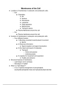Cell Bio exam 2 study guide/notes