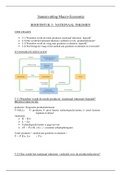 samenvatting macro economie (behaald resultaat: 13/20)