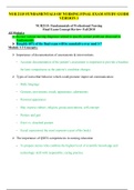 NUR 2115 FUNDAMENTALS OF NURSING FINAL EXAM STUDY GUIDE VERSION 2 / NUR2115 FUNDAMENTALS OF NURSING FINAL EXAM STUDY GUIDE VERSION 2 (COMPLETE ANSWERS -100% VERIFIED)RASMUSSEN COLLEGE (LATEST 2020) 