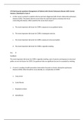 ATI Med Surg test questions Management of Patients with Chronic Pulmonary Disease 100% Correct Answers, Download to Score A