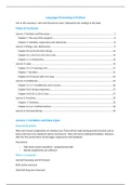 Language Processing in Python Summary Lectures and Book Chapters (Think Python 2) FIRST PERIOD