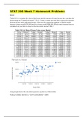 STAT 200 Week 7 Homework Problems / STAT200 Week 7 Homework Problems (V2): Questions & Answers (NEW, 2020)(Verified answers, Download to score A)