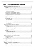 Psychologie van arbeid en gezondheid: thema 1 (Schaufeli & Bakker H:1,16,11   pdf's)