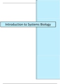 Introduction to Systems Biology - Summary lectures + papers + chapters