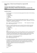 Pharmacology: A Patient-Centered Nursing Process Approach, 10th Edition Latest!!! ( more than 100 Questions and Answers with explanations)