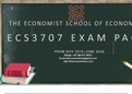 ECS3707 UPDATED EXAM PACK (including may/june 2020 memo)