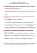 NURS 3481 - Exam 1 Study Guide 2020.